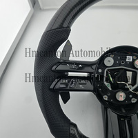 Volant en cuir perforé en fibre de carbone pour Mercedes Benz W177 W213 W204 C257 AMG