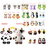 Boneka Hewan Isi Dakron CE ASTM OEM ODM, Buat Boneka Plushie Sendiri, Boneka Kpop Custom, Hadiah Valentine, Boneka Plush Custom