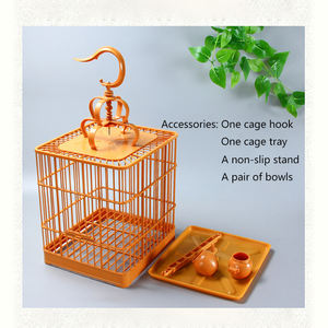 Güvercinler papağanlar için uygun dayanıklı plastik kuş kafesi besleme için Birdhouse yüksek mukavemetli plastik kafes asılı - Product Image 3