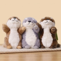 Porte-clés en peluche Otter Kawaii en gros avec pattes extensibles, pendentif de sac personnalisé Otter marin, mini jouet en peluche pour cadeau promotionnel