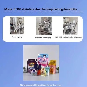 TEBAK Automatische Detergent Verticale Zakvulmachine, voor het vullen van kersenmelk, kokoswater en wasmiddel - Product Image 5