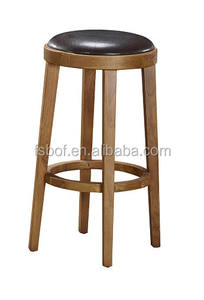 Sgabello da bar girevole in legno di nuovo Design 360 sgabello da bar in legno usato sgabelli girevoli SIH8074 - Product Image 2