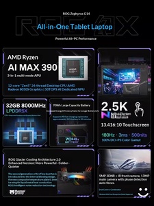 Magic X 128G 2025 แล็ปท็อปแบบสัมผัส 2-in-1 พร้อมโปรเซสเซอร์ AI 395 และความละเอียดหน้าจอ 2.5K โปรโมชั่น 88VIP Magic X - Product Image 2