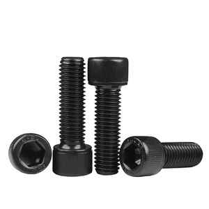 สกรูหัวจมสีดำ M4 M5 M6 M8 M10 M12 M14 M16 เกรด 12.9 เหล็กกล้าคาร์บอน เกลียวซ้าย - Product Image 1
