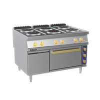 Four électrique commercial Offre Spéciale de gamme fourneau debout libre de brûleur de 6 pour la cuisson au four et la cuisson