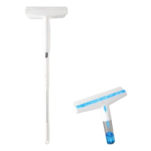 BOOMJOY 2021 new design window cleaner with telescopic tube Car Glass Window vacuum cleaner 3 in 1 Window Squeegee cleaner