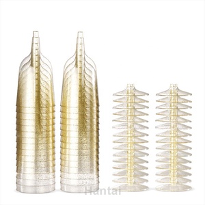 <span class=keywords><strong>Verre</strong></span> <span class=keywords><strong>à</strong></span> <span class=keywords><strong>vin</strong></span> <span class=keywords><strong>jetable</strong></span> en plastique avec paillettes avec logo personnalisé pour fêtes mariages voyage de noël camping cuisine aventures en plein air - Product Image 1