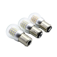 Ampoule LED BAY15D 6-12V 10-36V P21w Ba15s 3W 300 Lumens, éclairage de stationnement automobile, 1156 1157 P21/5W, haute performance