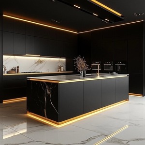 Nuovo Design di Lusso, Set Completo di Mobili da <span class=keywords><strong>Cucina</strong></span> Modulari Ecologici e Ignifughi, Design Moderno per <span class=keywords><strong>Cucina</strong></span>, Nuova Collezione - Product Image 2