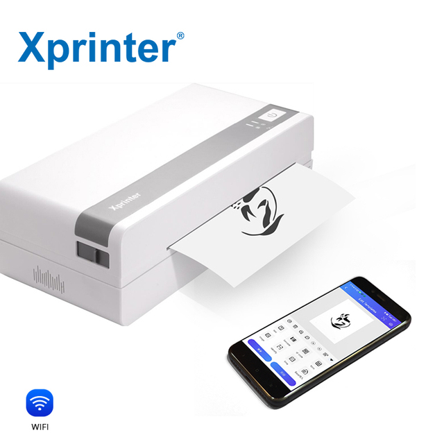 Xprinter XP-D81 Small A4 Thermal Printer Wireless Bluetooth Printer Mini A4 Portable Thermal Printer for Small Business