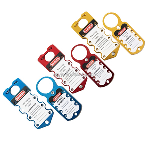 Candado de Seguridad con Clip - Candado LOTO de Aleación de Aluminio Resistente con Etiqueta de Identificación de Riesgos - Product Image 4