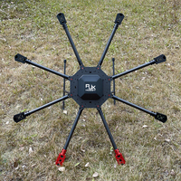 RJX 1080mm 8-Achsen Faltbarer Octocopter Kohlefaser-Drohnenrahmen mit Motorhalterungen Landegestell Schwere Nutzlast Multirotor UAV