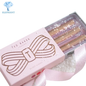 Custom Mini <b>Small</b> Lipstick Cosmetics Wedding Gift Pink Paper Sliding <b>Drawer</b> Box - Product Image 5