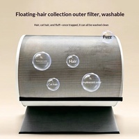 Purificateur d'air pour animaux de compagnie, générateur d'ions négatifs, technologie HEPA UV, élimine les odeurs, tue les bactéries, retient les poils de chat/chiens pour 41-60 m²