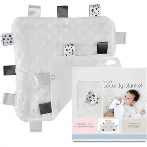 ТКАНЕВОЕ полотенце в горошек Minky для новорожденных, комфортное детское одеяло из хлопка для сна, Детские аксессуары