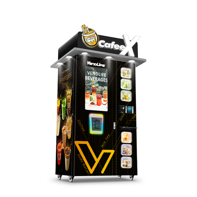 Good Quality Stainless Steel Iced Hot Fruit Juice Vending Machine with SDK Function Touchscreen & Cloud-Based Management