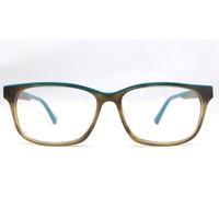 Montures de lunettes rectangulaires unisexes à monture complète, couleur unie, verres en résine légers, correction de la vue pour adultes