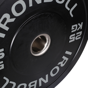 Unisex Black Rubber+Cast Iron Bumper Plate IRON BULL Commercial Use Multi-Size 5-45kg/LB Factory Wholesale <strong>Weight</strong> Plates - Product Image 6