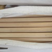 Meilleures chaises d'extérieur en rotin Manau de haute qualité de Singapour, matériau de base poli et blanchi de 18 mm et 50 mm, longueur 3 m, pour la vente en gros