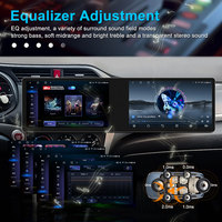21.6 pouces double écran tactile universel Android 13 pour voiture lecteur DVD avec DSP GPS Navigation et stéréo Auto sans fil multimédia