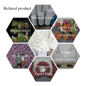 Ramo de Flores Artificiales de Rosa Blanca Pura, Centro de Mesa Floral Elegante Hecho a Mano con Delphinium para Decoración de Bodas y Eventos - Product Image 5