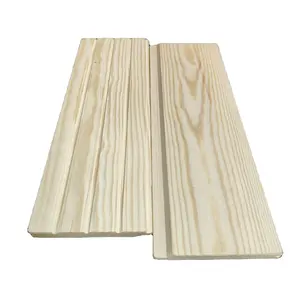 Panneaux muraux en bois massif imperméable en bois d'épicéa de haute qualité en bois de pin