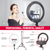 Grosir lampu ring led fotografi 18 inci 12 14 18 21 inci, lampu ring led fotografi tiktok, lampu pengisian video hidup, lampu fotografi kustom