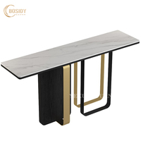 En gros de luxe console tables salon meubles Foshan usine élégant porte d'entrée table console 2022 marbre top