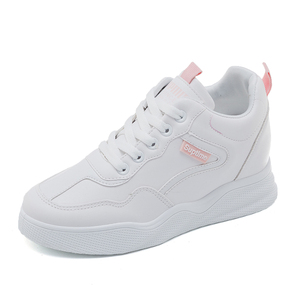 Elegantes zapatos <span class=keywords><strong>de</strong></span> <span class=keywords><strong>zapatillas</strong></span> casuales blancos con cordones transpirables <span class=keywords><strong>de</strong></span> suela gruesa hechos a <span class=keywords><strong>medida</strong></span> con estilo - Product Image 3