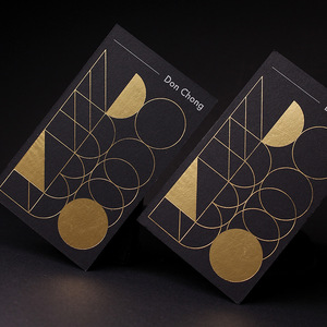 Biglietti da Visita di Lusso in Carta Patinata con Basso MOQ, Stampa Offset CMYK Personalizzata, Logo in Lamina Dorata <span class=keywords><strong>a</strong></span> Caldo, Biglietti di Ringraziamento - Product Image 3