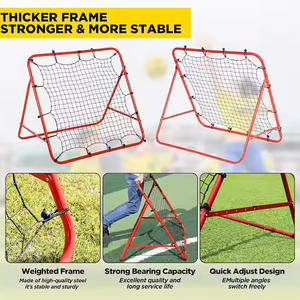 Filet de but de football de tennis de volley-ball extérieur réglable Rebounder de plage portable et pliable - Product Image 5