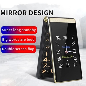 YEEMI M1 GSM 2G Flip téléphone <span class=keywords><strong>portable</strong></span> pour les personnes âgées <span class=keywords><strong>double</strong></span> <span class=keywords><strong>Sim</strong></span> réel 1800mAh <span class=keywords><strong>Double</strong></span> écran prend en charge la clé russe téléphone <span class=keywords><strong>portable</strong></span> <span class=keywords><strong>pas</strong></span> <span class=keywords><strong>cher</strong></span> - Product Image 2