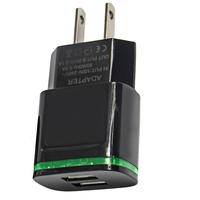 Pengisi daya cepat, Charger untuk iPhone Charger perjalanan, Charger cepat, 2 USB A 5V 2,1 A 10W, Usb C, untuk iPhone