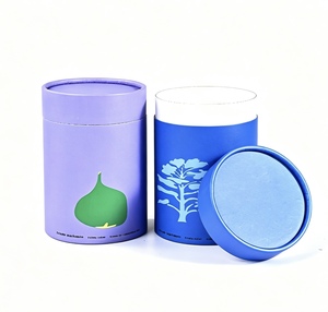 Envase de Tubo de Papel Sellable de Grado Alimenticio, Caja Cilíndrica para Colágeno en Polvo, Proteína en Polvo a Granel y Suplementos Alimenticios - Product Image 1