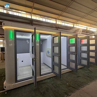 Maison Conteneur Préfabriquée Portable Personnalisée de 20 pieds et 40 pieds pour Toilettes Modernes et Luxueuses, Salle de Change pour Bébé