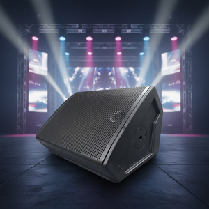 Monitores de escenario coaxiales activos NX 15-SMA, altavoces de escenario autoamplificados de 15 pulgadas y 2 vías, altavoz monitor de madera contrachapada - Product Image 1