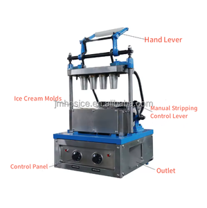 Moules à cône de <span class=keywords><strong>gaufre</strong></span> professionnels Offre Spéciale petit fabricant de tasses à café comestibles commerciales - Product Image 3