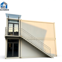 Maison conteneur extensible RELYANCE 40 pieds, bâtiment mobile pliable, structure moderne empilable pour boutique ou villa