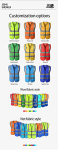 Reflecterend Veiligheidsvest Reflecterende Kleding Sanitaire Werk Bouwplaats Uniform Op Maat Gedrukt Logo - Product Image 6
