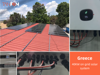 Kit complet de système d'alimentation solaire, 5kw, 6kw, 8kw, 10kw, livraison gratuite