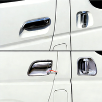 Kit de carrosserie chromé ABS complet pour Toyota Hiace Mini Bus Van 2014 2016 2017 2018 pièces chromées accessoires