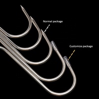 Acier inoxydable S-Type Bacon Séchage Conservé Poisson Rôti Canard Saucisse Porc Viande S Crochet Pour Suspendre