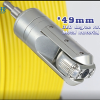 Caméra flexible d'endoscope d'inspection de canalisation d'égout de rotation de 360 degrés