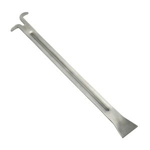 Cuchillo Gancho de Acero Inoxidable 201 Estilo Pomelo Lang para Limpieza de Colmenas, Herramienta de Apicultura de Varilla Larga para Apertura de Nidos y Cuadros de Colmena - Product Image 1