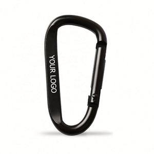 Custom Heavy Duty Hammock Locking <b>Ring</b> <b>Clips</b> Hook Durable Quick Release Aluminum D Shaped Carabiner - Product Image 1