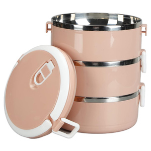 4-Layers Stainless Steel <b>Lunch</b> <b>Box</b> Food Portable Thermal Lunchbox Picnic Office Students Kids Workers School Japanese Bento - Product Image 2