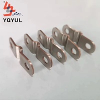 Kit de raccordement coudé en cuivre T2 robuste 200A, connecteur terminal de type L pour pack de batteries au lithium DIY pour système solaire hors réseau