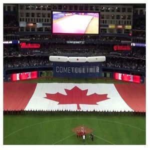 2024 Custom Digital Printed Polyester Pennant Giant Flag-Waterproof Portable Super Big Size for <b>Stadium</b> Sport Events - Product Image 5