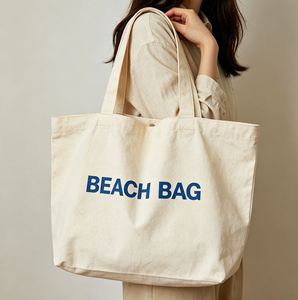 Sac fourre-tout en toile de coton uni réutilisable personnalisé pour la publicité, la promotion et les cadeaux DIY - Product Image 3