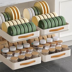 Under Desk Mounted Sliding Adhesive Cupboard <b>Pull</b> <b>Out</b> <b>Kitchen</b> Cabinet Organizer Storage <b>Pull</b> Drawers for Pantry Cabinets Stick - Product Image 3